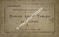Engine Load Tables for all Lines on and from 16th November 1930 by New South Wales Government Railways